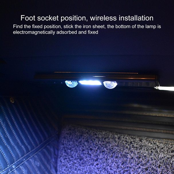 D88-S LED Smart Sensor Wireless Car USB Rechargeable Gypsophila Music Atmosphere Light