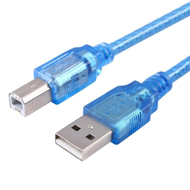 USB 2.0 Printer Extension AM to BM Cable, Length: 1.8m(Blue)