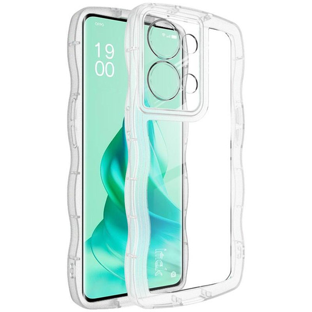 For OPPO Reno9 Pro+ 5G IMAK UX-8 Series Transparent Shockproof TPU Phone Case(Transparent)