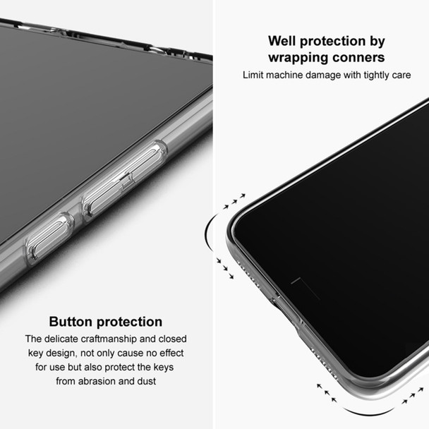For Xiaomi Redmi K60E 5G IMAK UX-10 Series Transparent Shockproof TPU Phone Case