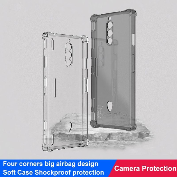 For ZTE nubia Red Magic 8 Pro / 8 Pro+ 5G imak Shockproof Airbag TPU Phone Case(Transparent)