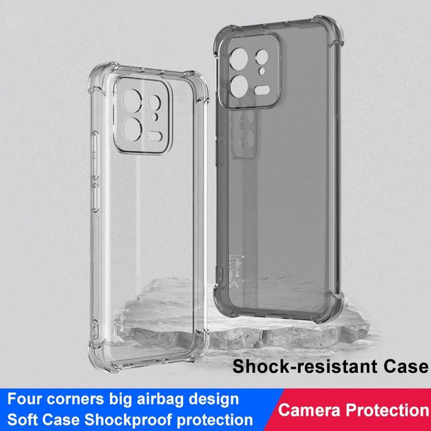 For Xiaomi 13 5G imak Shockproof Airbag TPU Phone Case(Transparent)