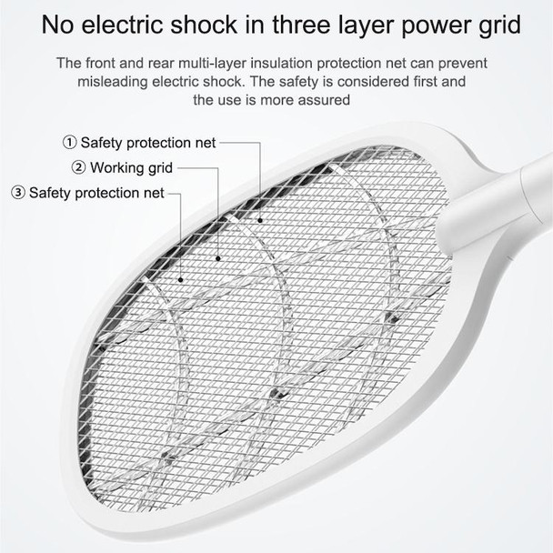 XQN-888 USB Safety Net Surface Electronic Small Thousand Cattle Electric Mosquito Swatter