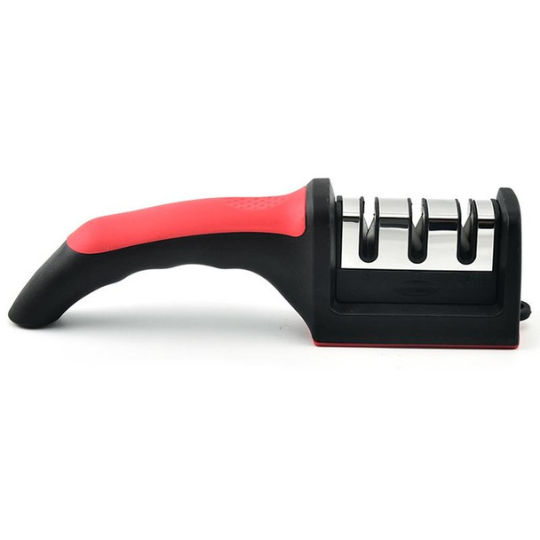 2pcs Kitchen Multifunctional Hangable Multi-segment Handheld Knife Sharpener, Specification: 3 Stage