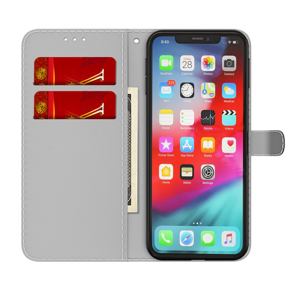 Cloud Fog Pattern Horizontal Flip Leatherette Case with Holder & Card Slot & Wallet - iPhone X / XS(Sky Blue)