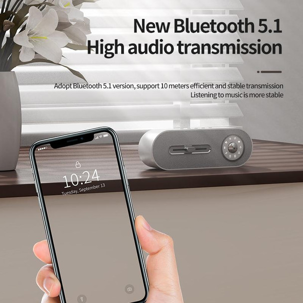 JY-78 Bluetooth Speaker with Sleep White Noise Support Memory Card U-disk(Black)