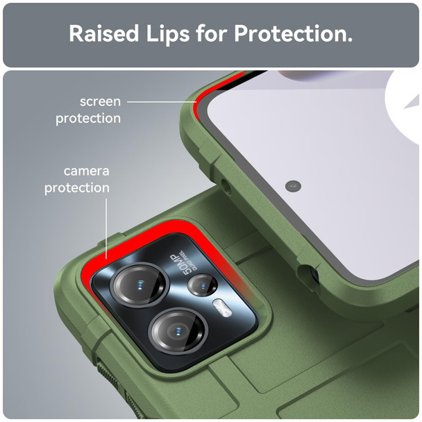 For Motorola Moto G13 Full Coverage Shockproof TPU Phone Case(Green)