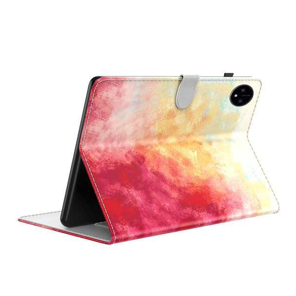 For Huawei MatePad Pro 11 2022 Watercolor Pattern Flip Leatherette Tablet Case(Spring Cherry)