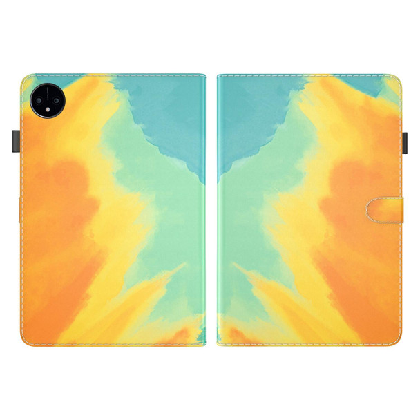 For Huawei MatePad Pro 11 2022 Watercolor Pattern Flip Leatherette Tablet Case(Autumn Leaves)