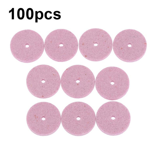 100pcs Small Grinding Wheel Sanding Blade Mini Sanding Machine Accessories, Color: Red