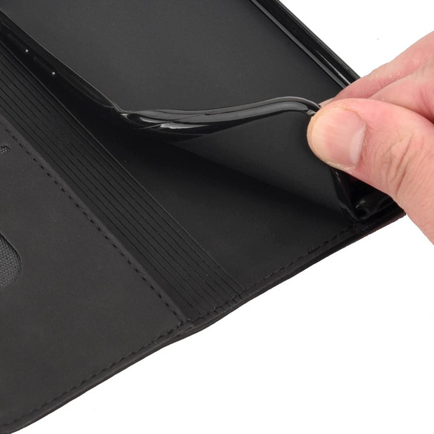 For Google Pixel 7a Skin Feel Splicing Leatherette Phone Case(Black)