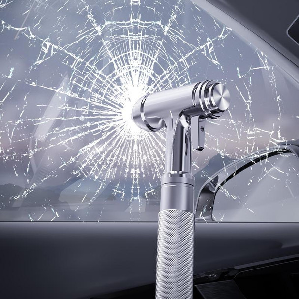 Car Safety Hammer Emergency Escape Seat Belt Cutter Window Breaker Rescue Tool(Black)(Black)