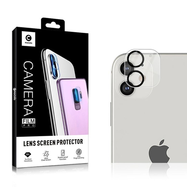 For iPhone 12 mocolo 0.15mm 9H 2.5D Round Edge Rear Camera Lens Tempered Glass Film(Clear)