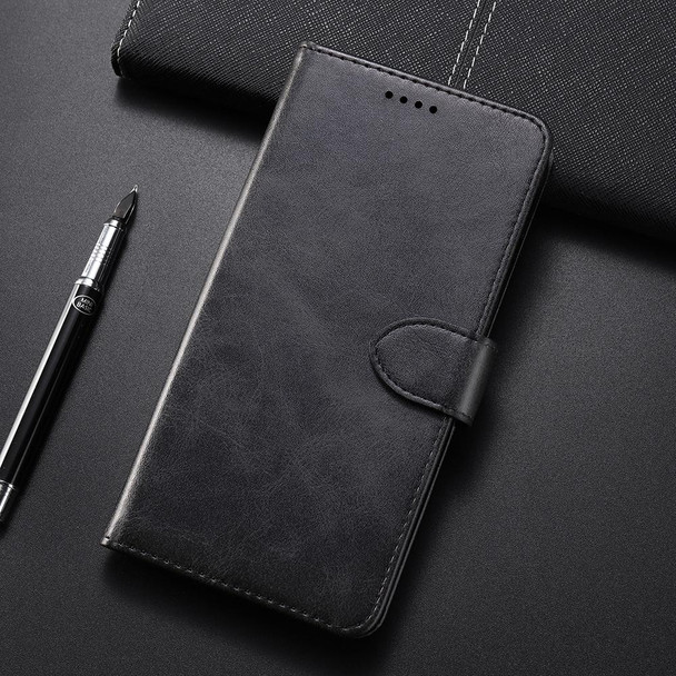 Calf Texture Horizontal Flip Leatherette Case for Xiaomi Mi Play, with Holder & Card Slots & Wallet(Black)