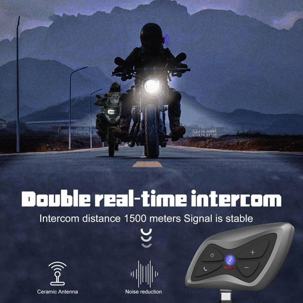 T6plus Motorcycle Helmets Smart Intercom And Bluetooth Headset