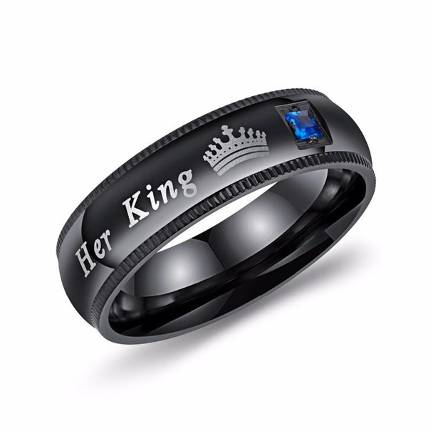 606 Couple Ring Titanium Steel Ring, Size: Men Style 9