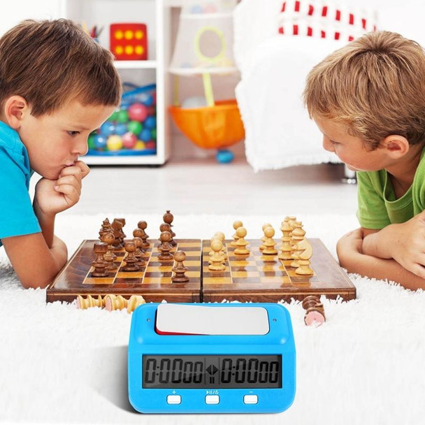 HQT101 Plastic Chess Clock Go Chess Timer(Blue)