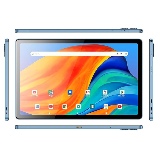 BDF P60 4G LTE Tablet PC, 10.36 inch, 8GB+128GB, Android 11.0 MTK6762 Octa Core, Support Dual SIM & Bluetooth & WiFi, EU Plug(Sky Blue)