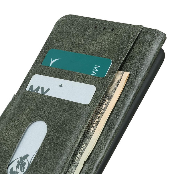 For OnePlus Nord CE 3 Lite Mirren Crazy Horse Texture Leatherette Phone Case(Dark Green)