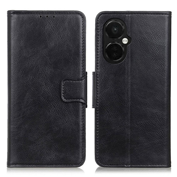 For OnePlus Nord CE 3 Lite Mirren Crazy Horse Texture Leatherette Phone Case(Black)