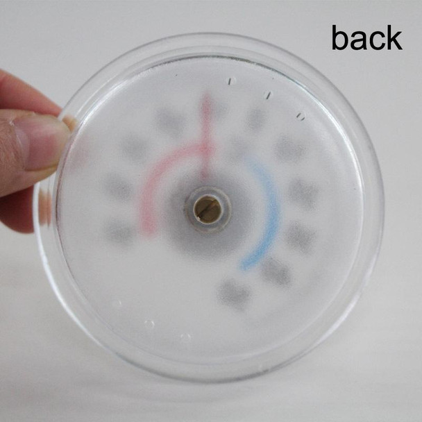 4pcs Round Plastic Doors And Windows Simple Pointer Winter And Summer Thermometer