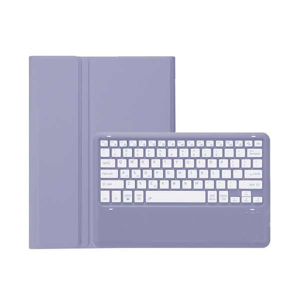 For Honor Pad V8 Pro AHV8 Ultrathin Detachable Bluetooth Keyboard Leatherette Tablet Case(Purple)