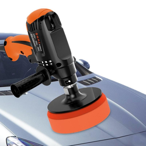 Car Beauty Sealing Glaze Polishing Machine Tile Repair Waxing Machine With Sponge Set, Model: 110V US Plug