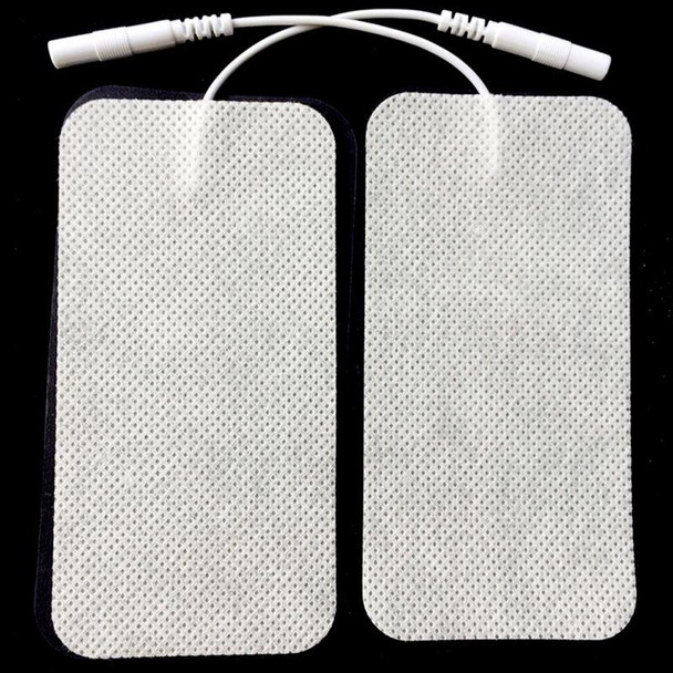 20 PCS 6x9cm Non-woven Foam Self-adhesive Physiotherapy Electrode(2.5mm Hole)