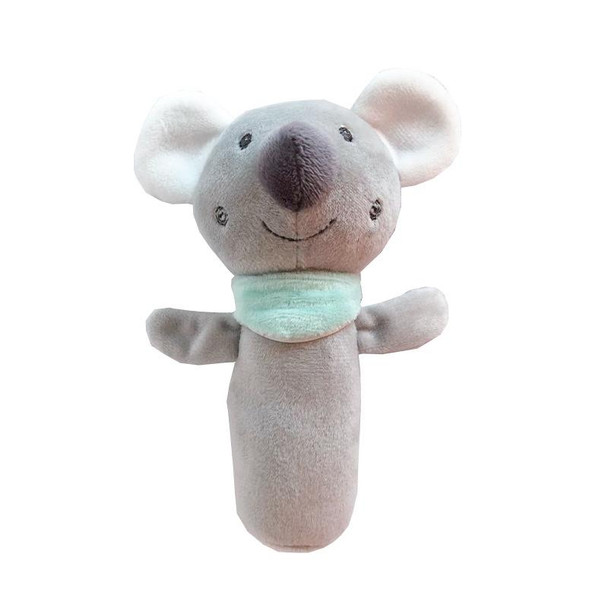 Baby Hand Rattles Toys Hand Grip Stick Newborn Soothing Toys,Style: Koala
