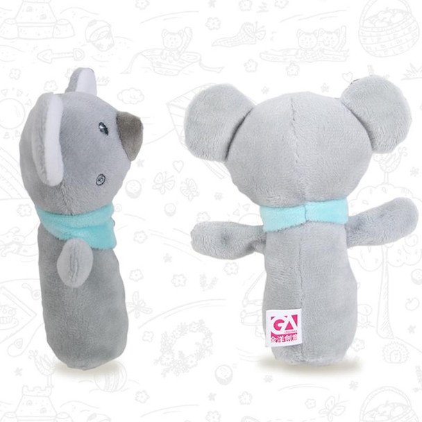 Baby Hand Rattles Toys Hand Grip Stick Newborn Soothing Toys,Style: Little Flower Elephant