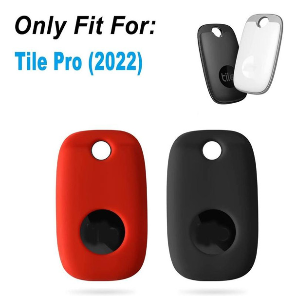 For Tile Mate Pro Tracker Silicone Case One-piece Design Protective Cover(Dark Green)