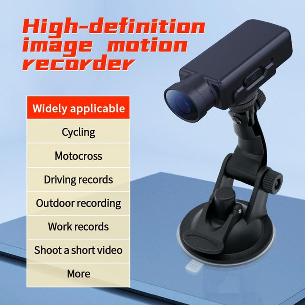 JNN V17 1080P HD Wide Angle Video Sports Recorder with Stand, Capacity:128G(Black)
