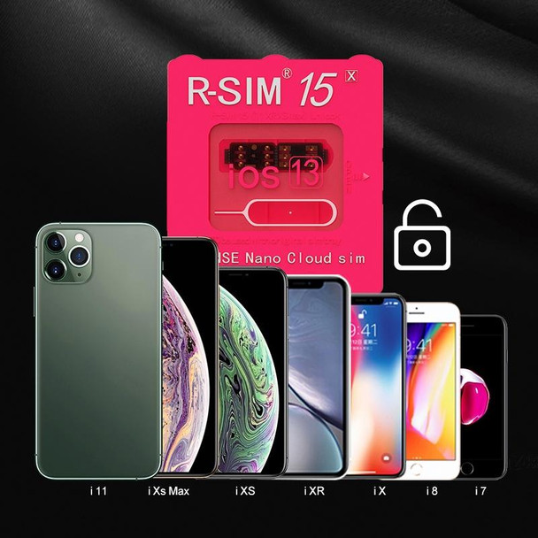 R-SIM 15 Dual CPU Aegis Cloud Upgraded Version iOS 13 System Universal Unlocking Card for iPhone 11 Pro Max, iPhone 11 Pro, iPhone 11, iPhone X, iPhone XS, iPhone 8 & 8 Plus