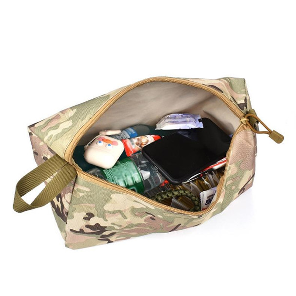 6L Outdoor Hiking and Camping Sundries Storage Bag Multifunctional Sports Waist Bag(CP Camouflage)