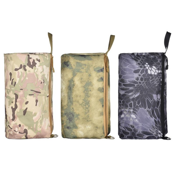 6L Outdoor Hiking and Camping Sundries Storage Bag Multifunctional Sports Waist Bag(Ink Camouflage)