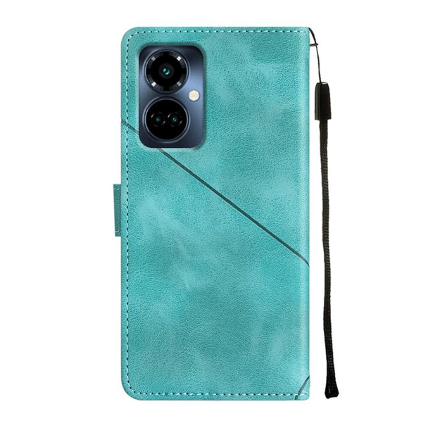 For Tecno Camon 19 Pro 5G Skin-feel Embossed Leatherette Phone Case(Green)