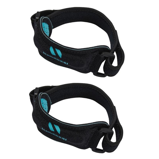 2pcs NAILEKESI Sports Knee Brace Running Jump Rope Knee Protector, Size: One Size(Black Green)