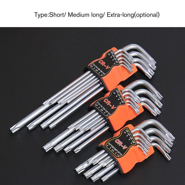 Allen Wrench Set Screwdriver Plum Blossom Multi-function Combination Tool, Style:Mito (Extra Long Section)