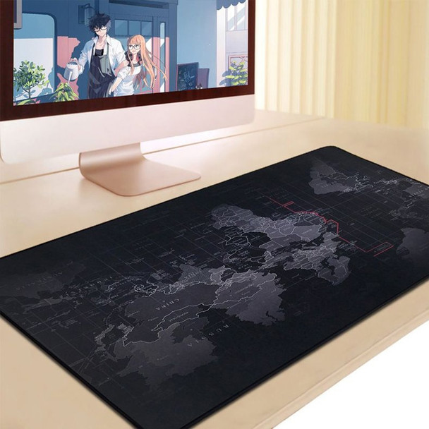 Extended Anti-Slip World Map Desk Pad - Large 80x40cm