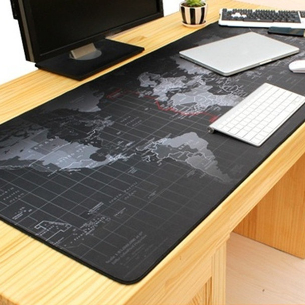 Extended Anti-Slip World Map Desk Pad - Large 80x40cm