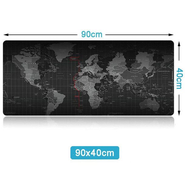 Extended Anti-Slip World Map Desk Pad - Large 80x40cm