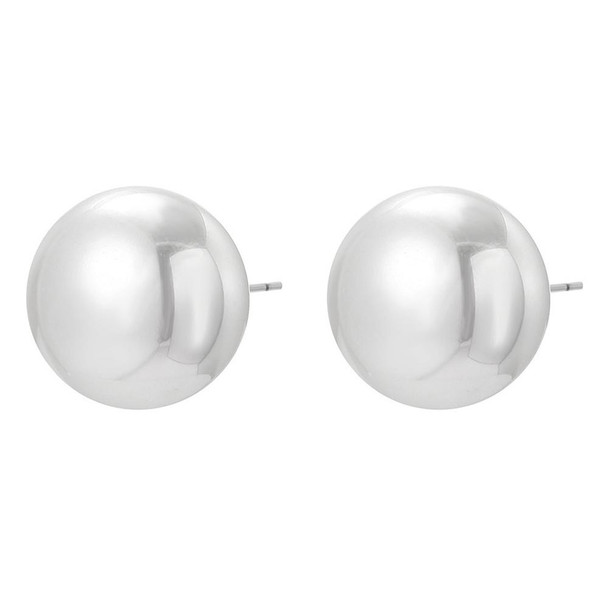 E2208-1 White Pearl Stud Earrings Jewelry