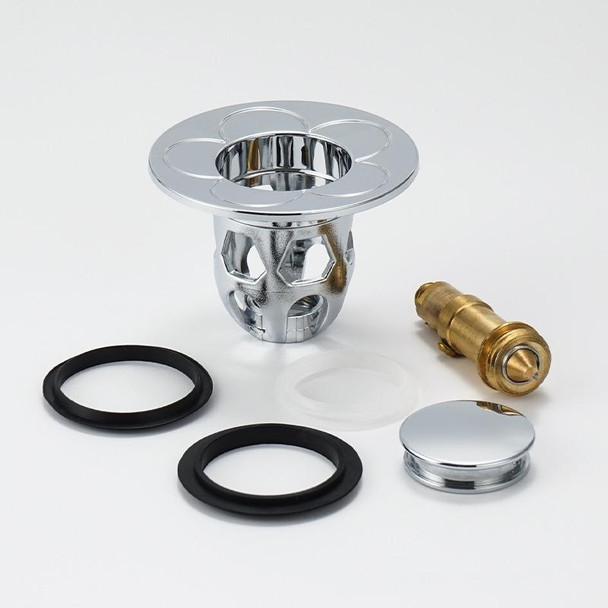 005 2pcs Washbasin Bouncing Core Push-type Deodorant Drain Plug, Specification: Rose Gold