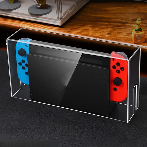 035 for Nintendo Switch/Oled Game Console Display Luminous Base Dustproof Cover, Spec: Transparent