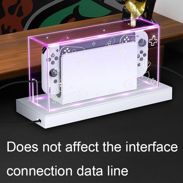 035 for Nintendo Switch/Oled Game Console Display Luminous Base Dustproof Cover, Spec: Noble