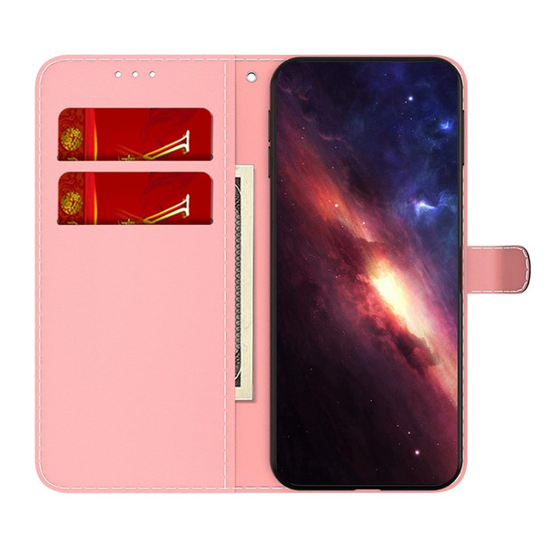 For Sony Xperia 10 IV 2023 Watercolor Pattern Flip Leatherette Phone Case(Spring Cherry)