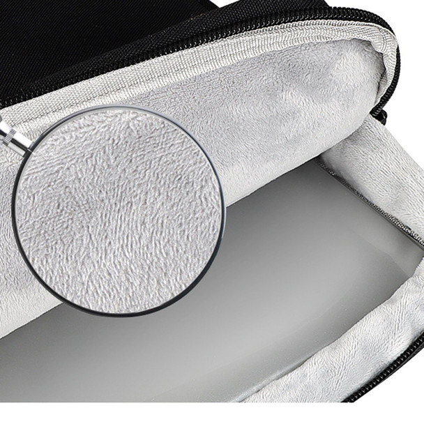 ST11 Polyester Thickened Laptop Bag, Size:14.1-15.4 inch(Silver Gray)