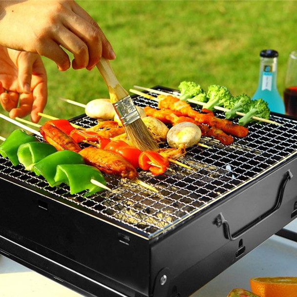 Wrought Iron Barbecue Thickened Folding Barbecue 36x28.5x7cm