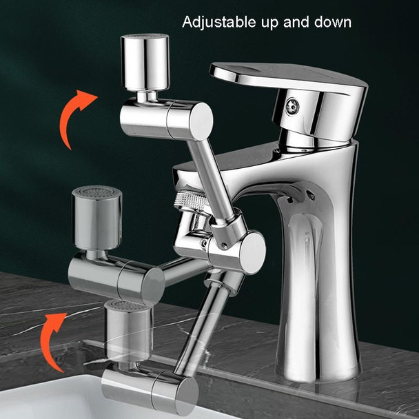 Faucet Universal Extender 1440 Degree Mechanical Arm Booster Head, Style: Alloy Double Gear