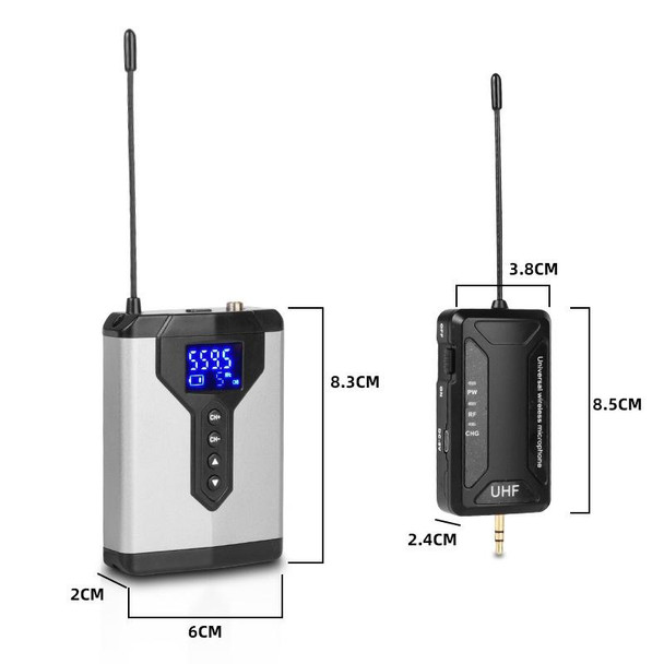 Q6 1 Drag 1 Wireless Lavalier Head Wear With Stand USB Computer Recording Microphone Live Phone SLR Lavalier Microphone